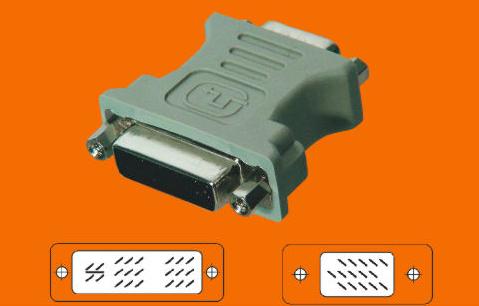 DVI Adapter / DVI Kupplung auf VGA Stecker