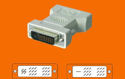DVI Adapter / Kupplung auf Stecker