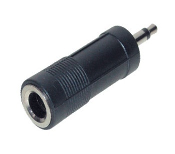 Adapter Klinke 3,5 mm, mono auf Klinke 6,35 mm, mono