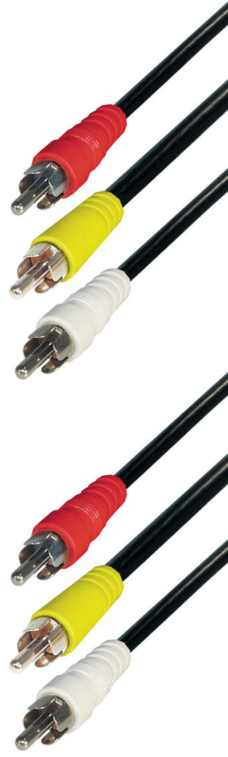 Audio-Video-Kabel 3 x Cinch, 3,0 m