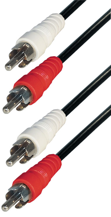 Cinch-Kabel 0,5 m / Kurzverbindung