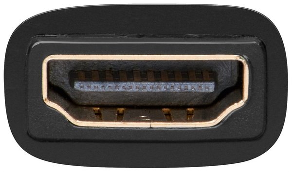 DVI - HDMI Adapter / 2 x Kupplung, vergoldet