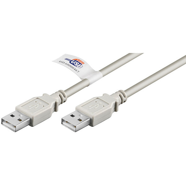 USB Kabel A-Stecker auf A-Stecker, 3,0 m, High Speed