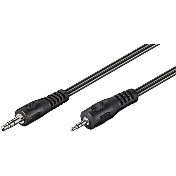 Audio-Kabel Klinken-Stecker 2,5 auf 3,5 / 2,0 m