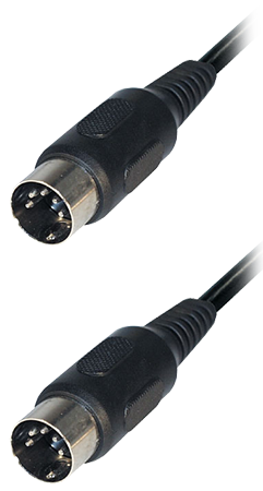 Audio-Diodenkabel 2 x DIN 5-polig / 5,0 m