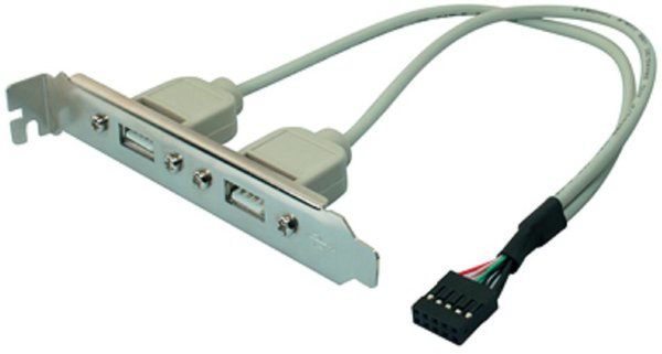 USB Slot Blende 9-pin