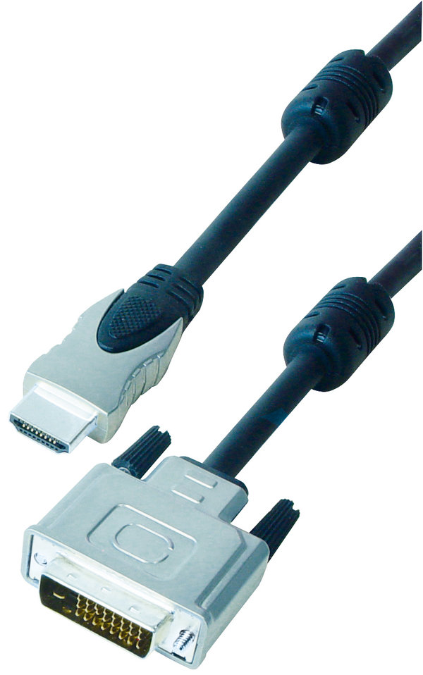 HDMI Kabel auf DVI-Stecker, High Quality, 2,0 m