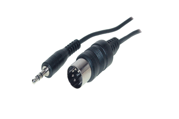 Kabel Klinke 3,5 auf DIN-Stecker / DIN-Stecker 5-polig / 2,5 m