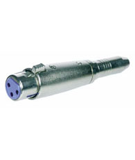 Cannon-Kupplung (XLR) auf Klinkenkupplung 6,3 mm