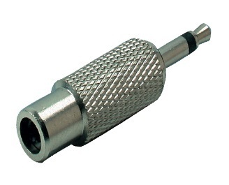 Adapter Klinke 3,5 mm auf Cinch, Metall