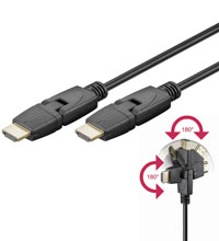 HDMI Verbindungskabel mit Gelenk 3,0 m
