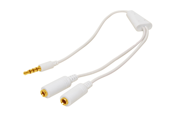 iPhone Kopfhörer-Y-Kabel, 4-polig