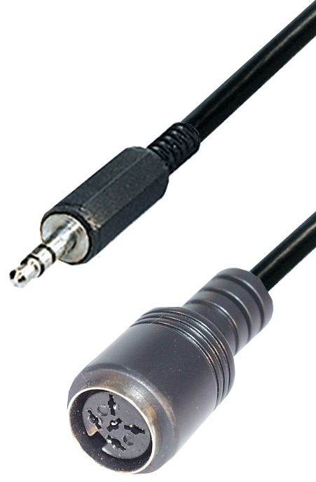 Audiokabel DIN Würfelkupplung auf Klinkenstecker 2,5 mm, 2,0 m