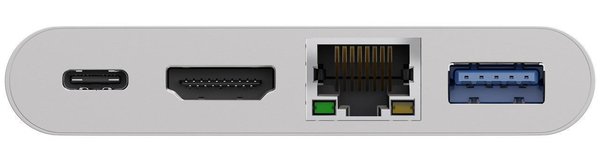 Adapter USB-C HDMI, USB 3.0 und Ethernet