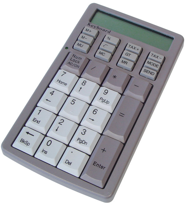 Zahlen-Tastatur USB weiß