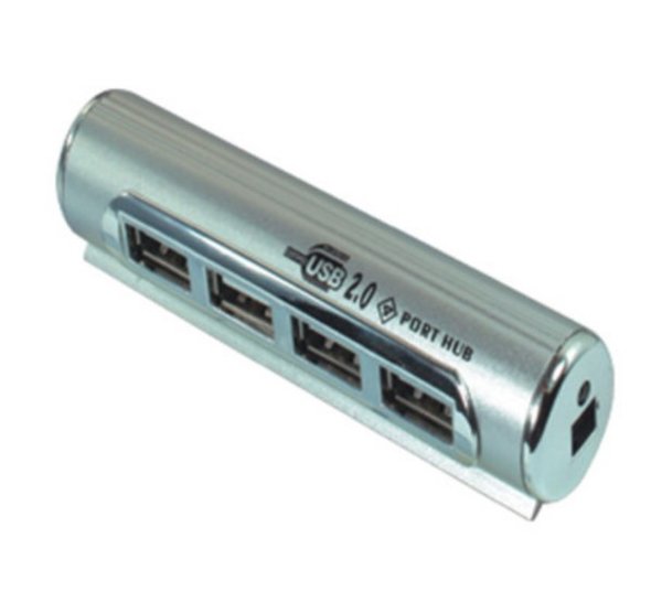 USB-C Verteiler / HUB 4 rund