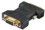DVI Adapter / DVI Stecker 24+5 auf VGA Buchse