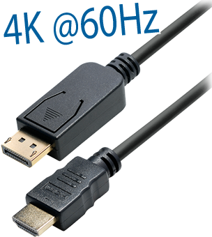 Display Port Kabel nach HDMI 2,0 m