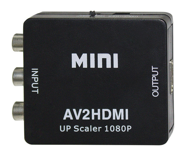 AV Konverter 3 x Cinch auf HDMI