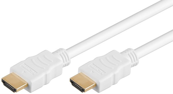 HDMI Verbindungskabel weiß / 3,0 m