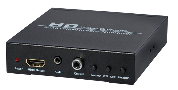 Kompakt-Konverter Scart+HDMI auf HDMI